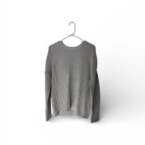 Wind River Classic Cable Knit Sweater in cream white